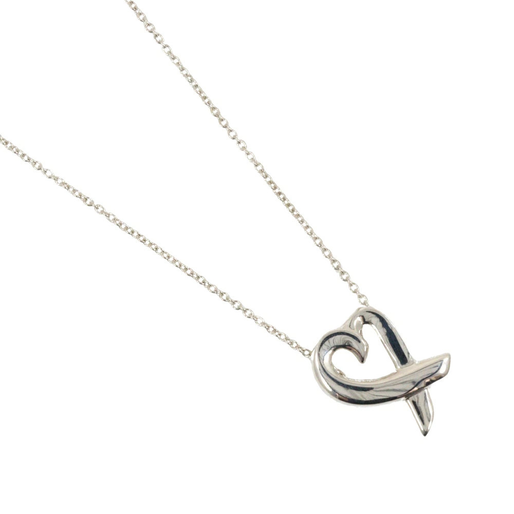 Tiffany Co Loving Heart Necklace Sterling Silver